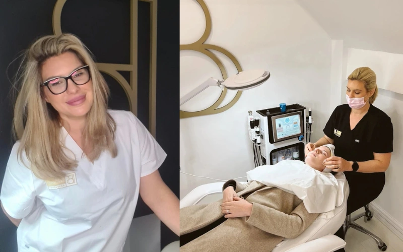 Expected HydraFacial results showing brighter and smoother skin after one session